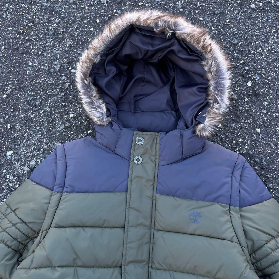 timberland 00s 90s ファー　ダウン　短丈　y2k シティ　希少