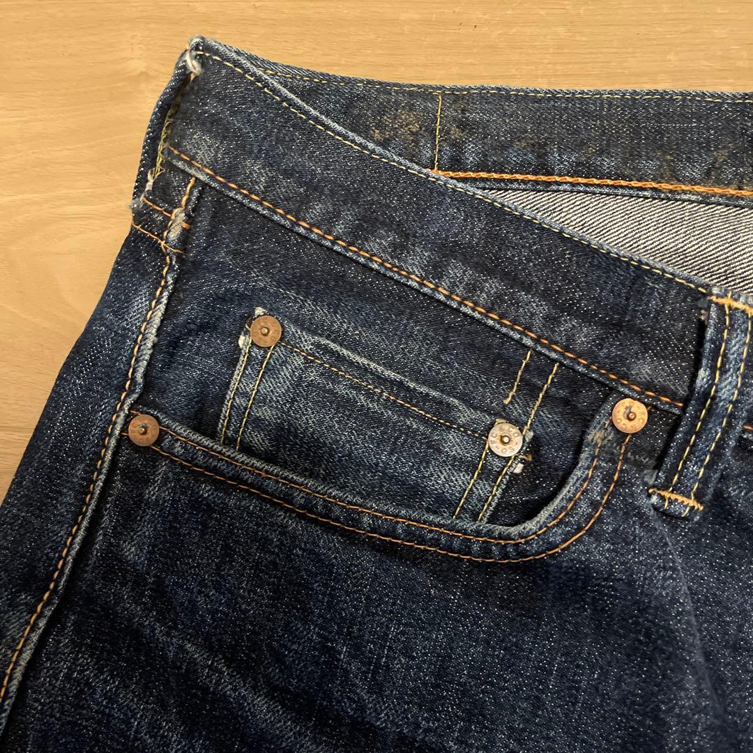 【良品】FULL COUNT lot0105XX 赤耳 濃紺 36 x L36