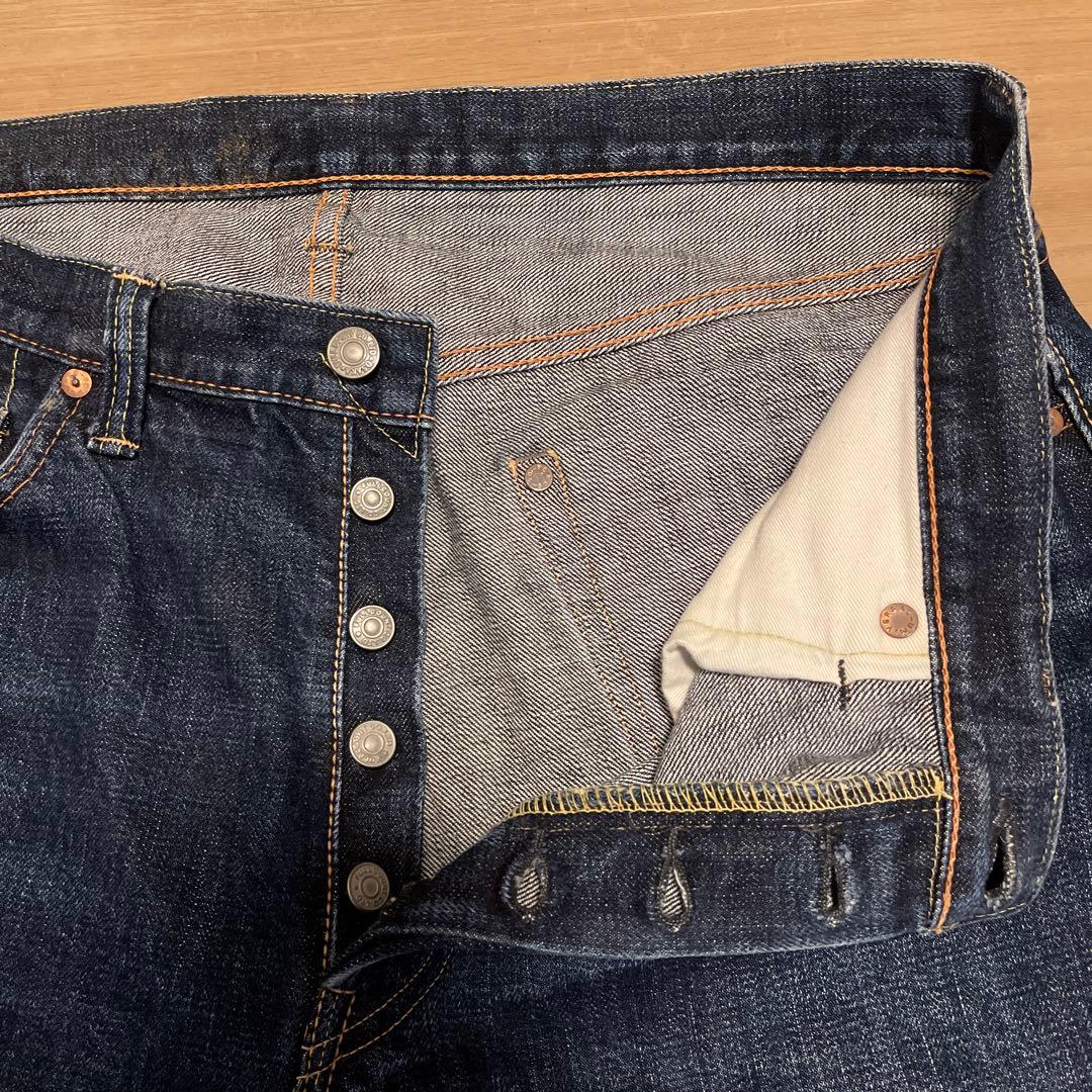 【良品】FULL COUNT lot0105XX 赤耳 濃紺 36 x L36