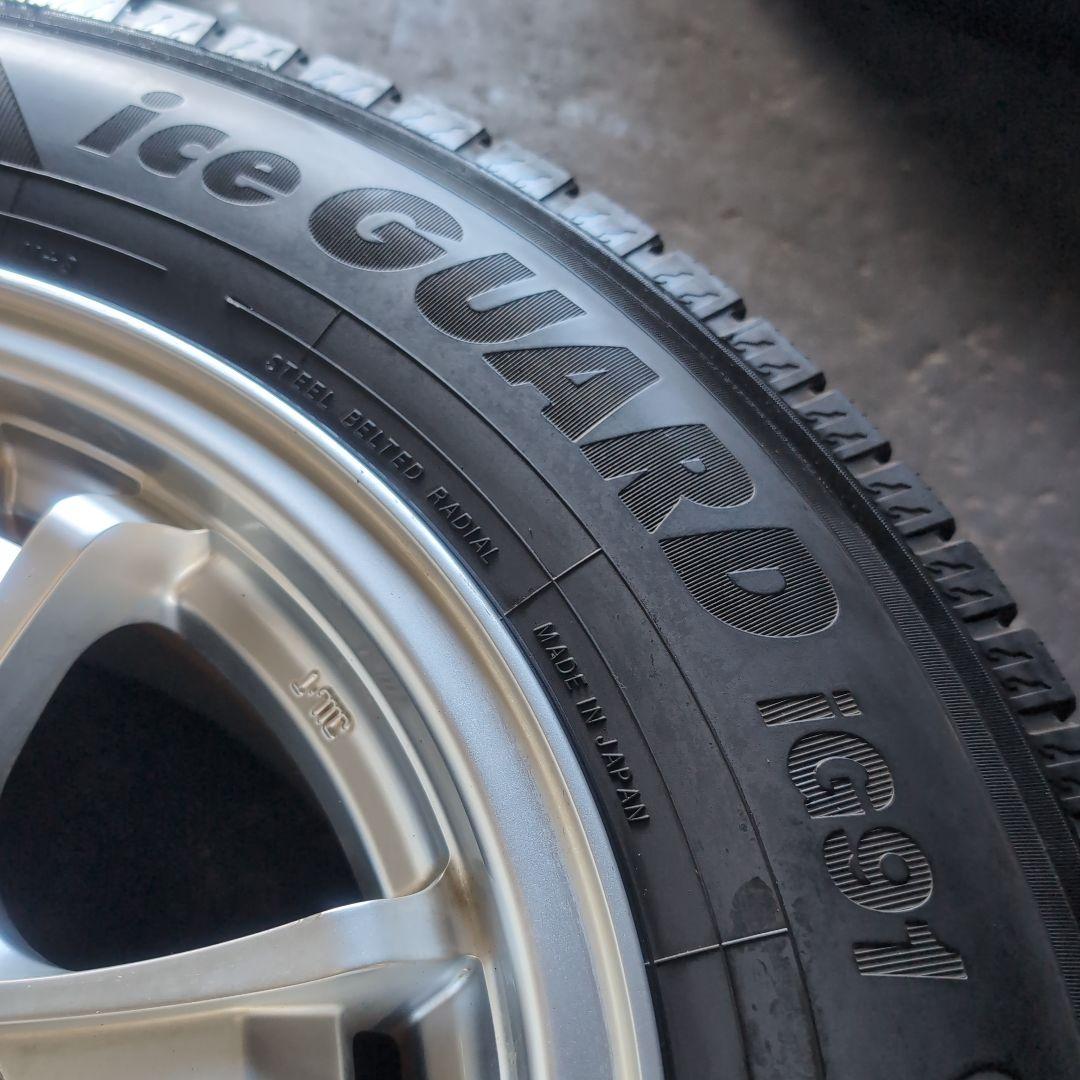 【ぽみ】KEELER ハイエース スタッドレス4本 195/80R15