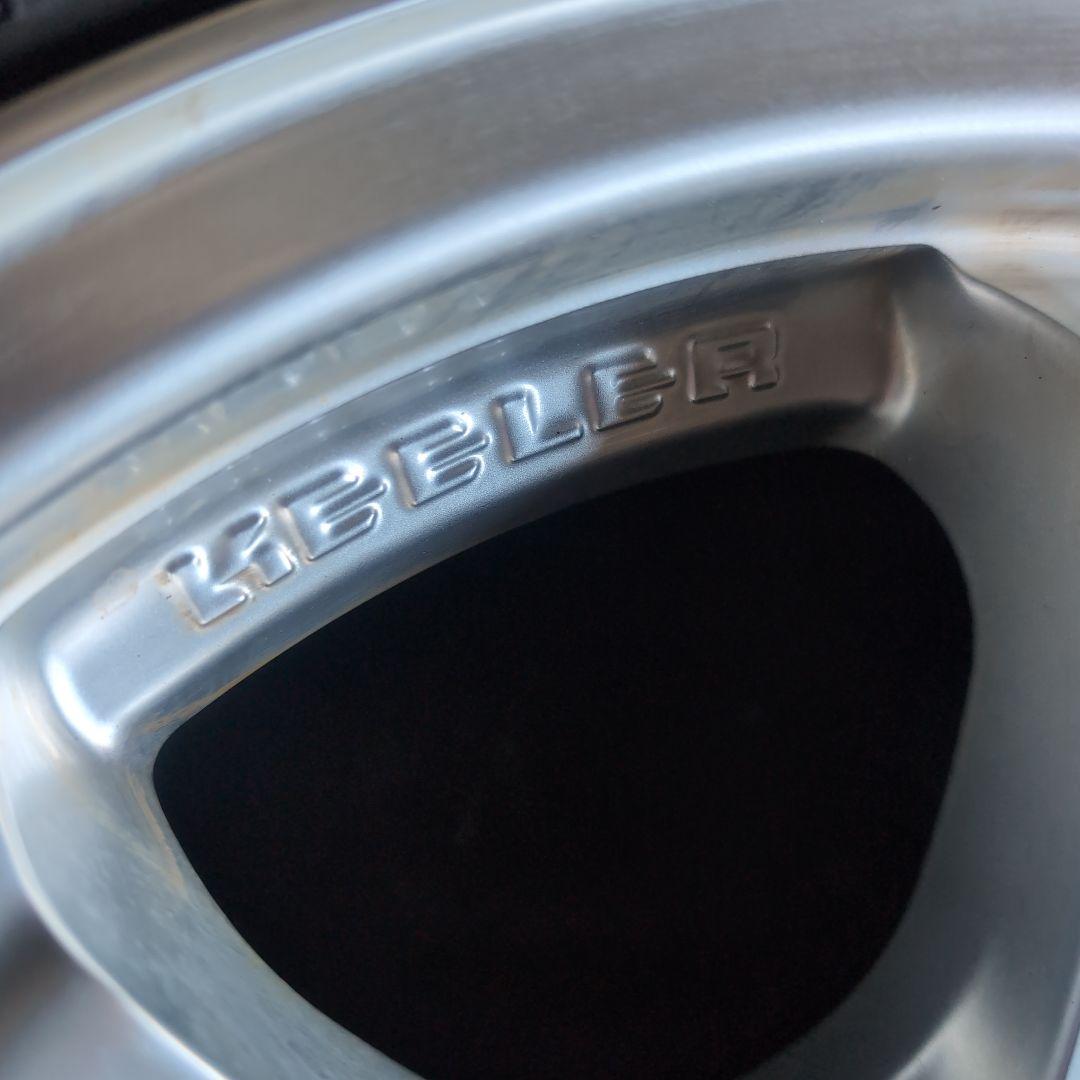 【ぽみ】KEELER ハイエース スタッドレス4本 195/80R15