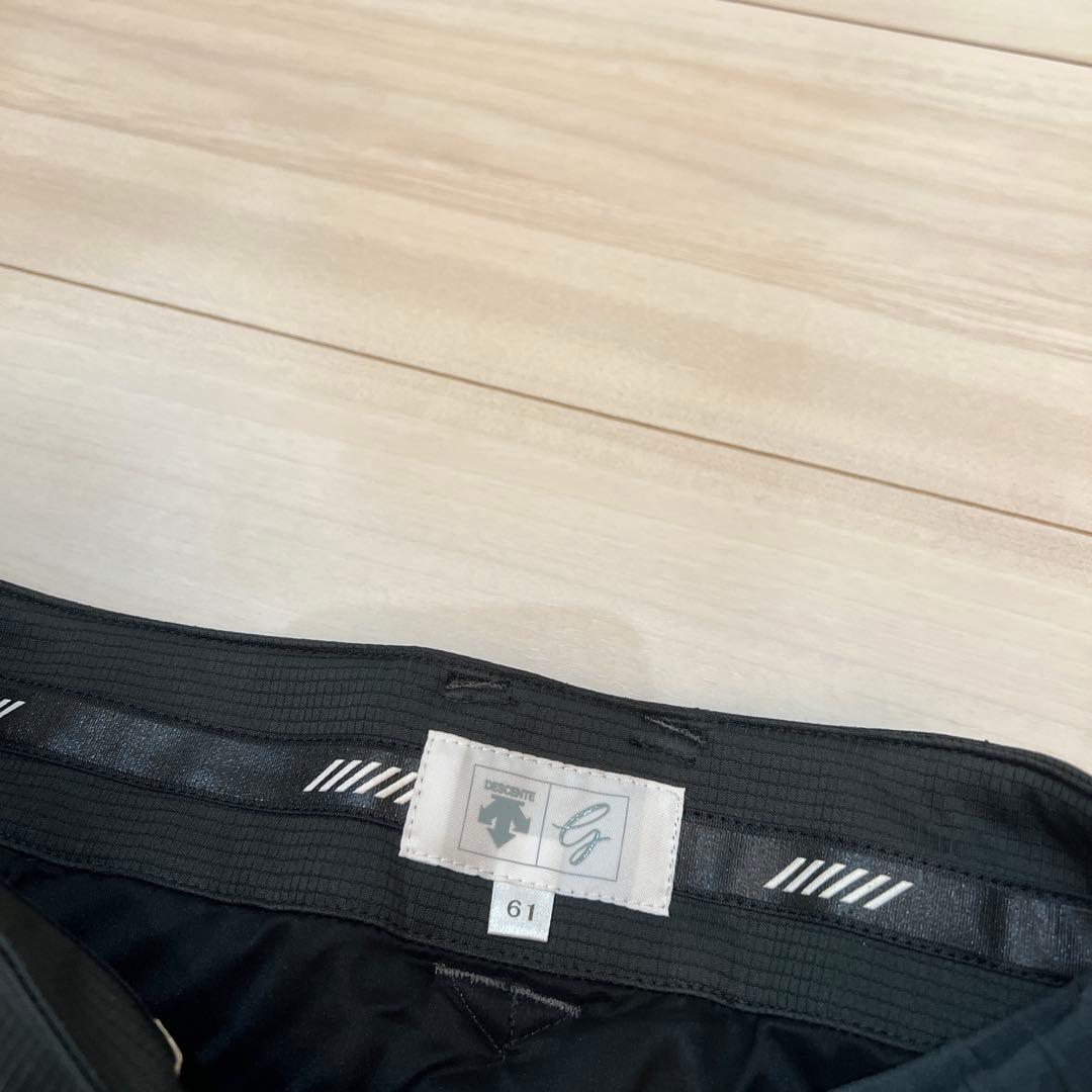 新品　最安値　定価3万以上　半額以下　デサントゴルフ　ストライプ　ダウンスカート