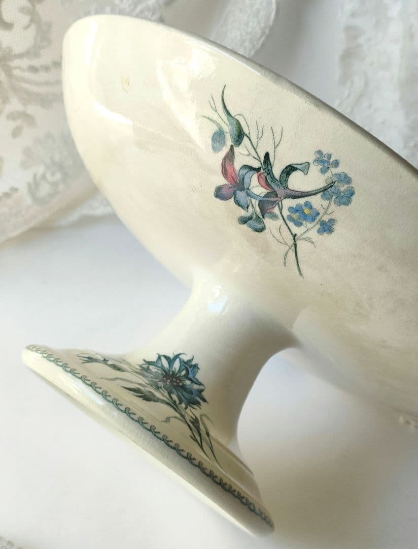 希少　ジョワジールロワ　切り花　コンポティエ　フランスアンティーク