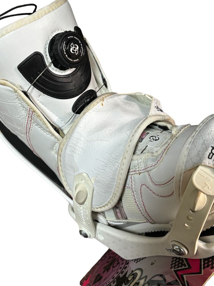 レディース バイン付 スノーボード 138cm 3点セット BOAブーツ24cm