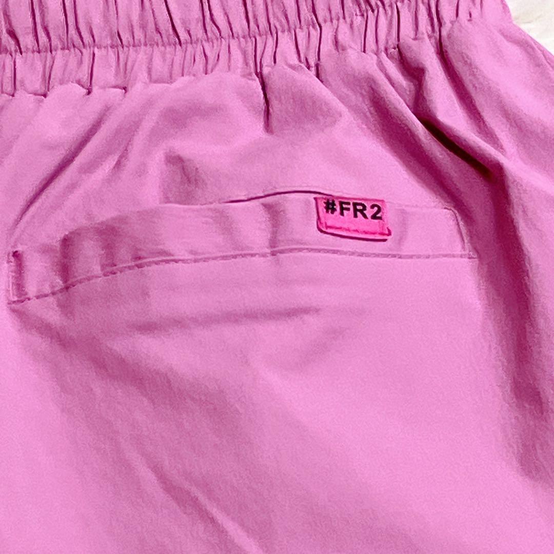 ✨美品✨　FR2 梅　カーゴパンツ　ジッパー　ベルト　ドローコード　ピンク