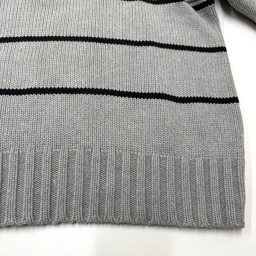 90s POLO SPORT ラルフローレン ボーダーコットンニット