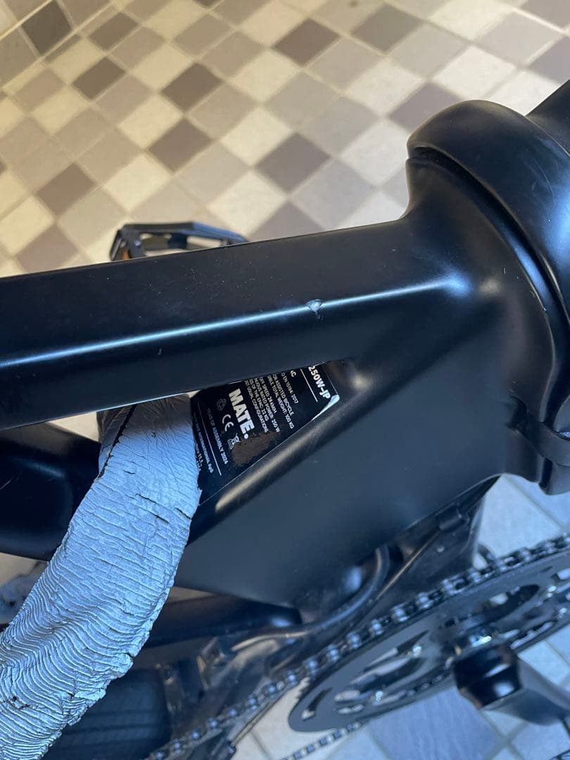 MATE Fusion 電動アシスト自転車 黒