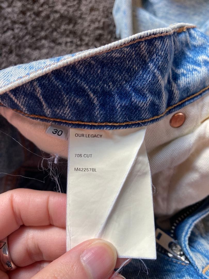 パンツ Our legacy70s cut jeans