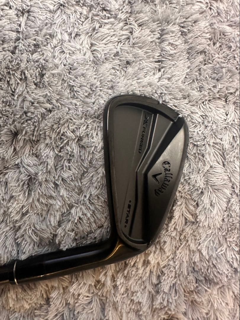 キャロウェイ X FORGED STAR BLACK アイアン6本 (硬さS)