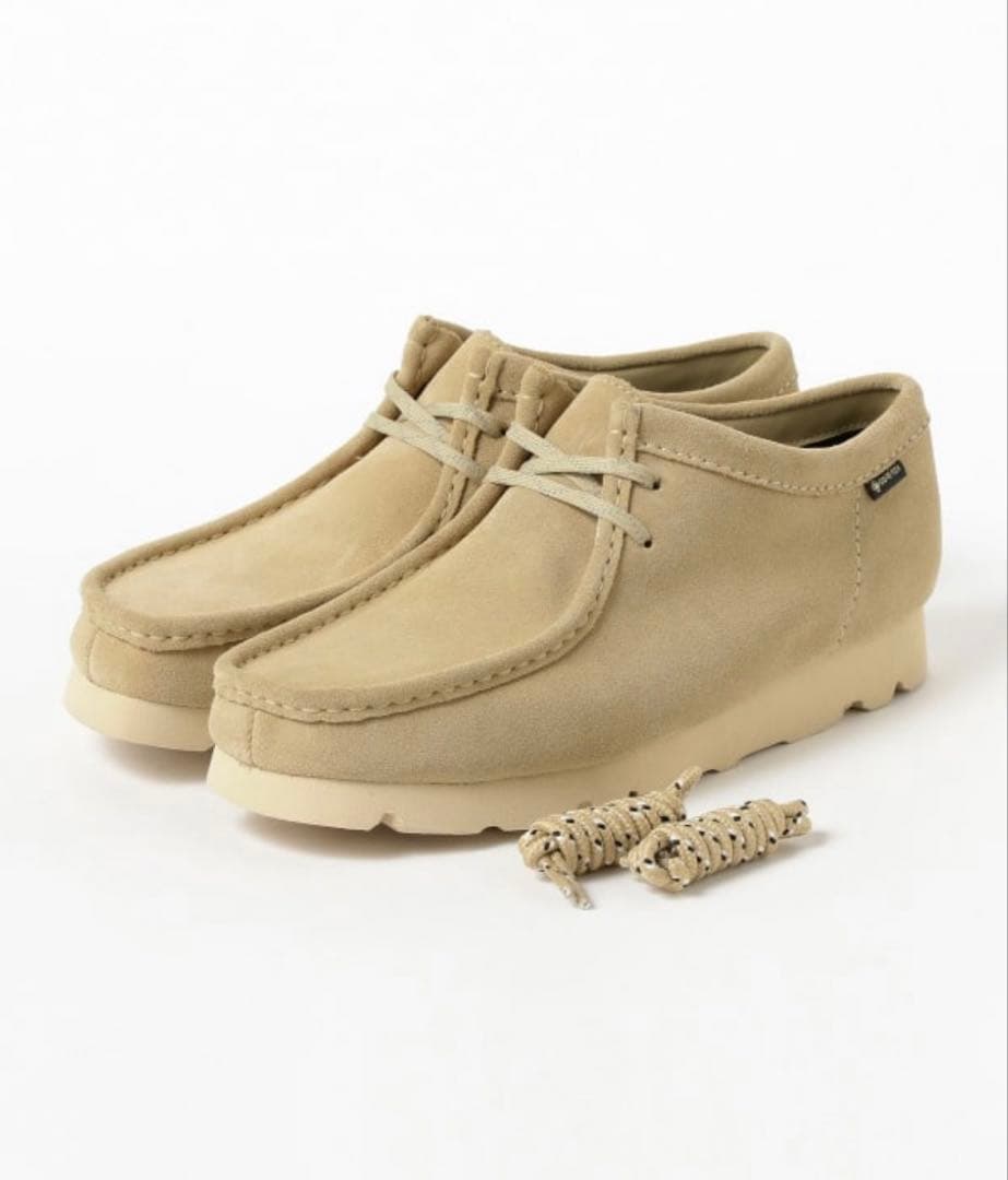 クラークス ワラビー ゴアテックス メイプルスウェード UK6.5 24.5cm