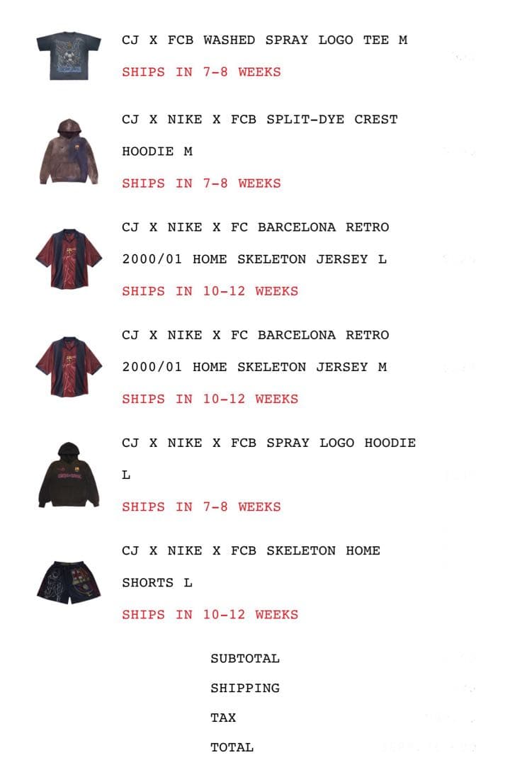 Travis Scott x NIKE x FC Barcelona ショーツ