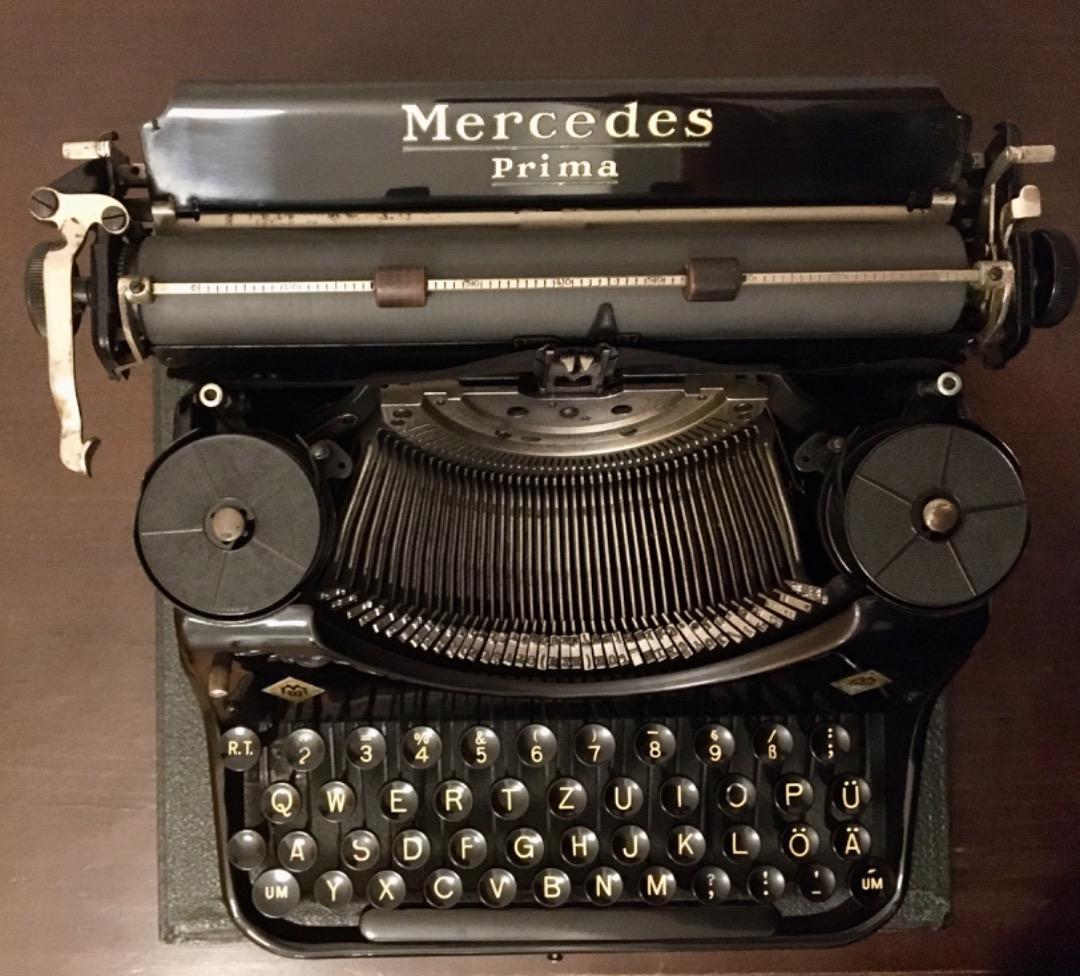 【値下げしました】Mercedes Prima アンティーク タイプライター