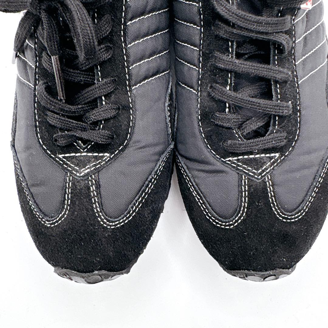 美品 パトリック スタジアム 23011 日本製 38 24cm ブラック