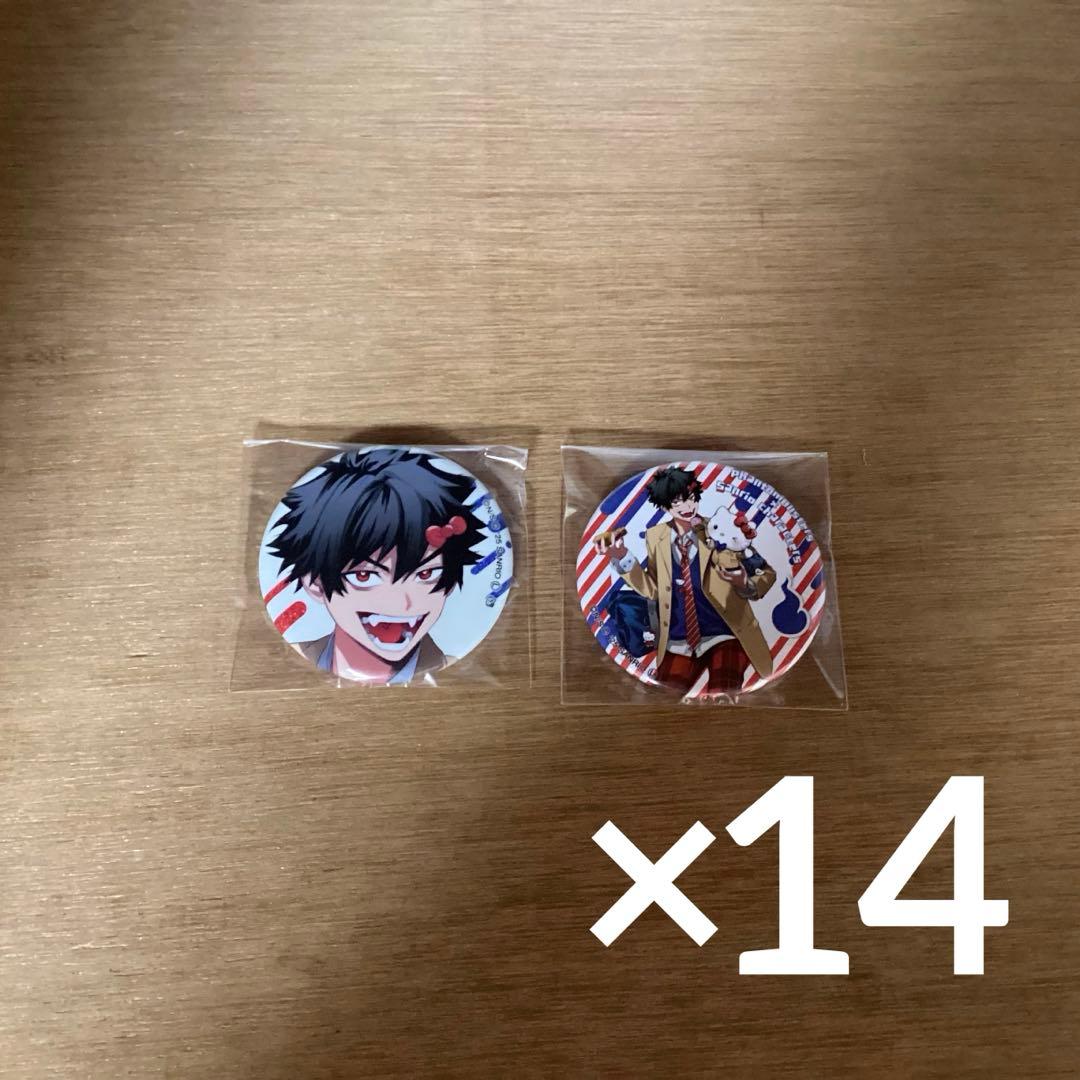 ファントムバスターズ 宍喰野 虎落 ファボテリア 缶バッジ サンリオ