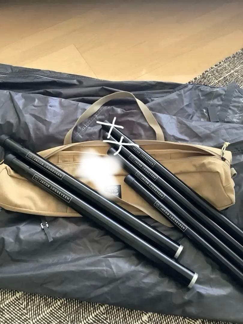 tentmark DESIGNS ブラックサミットGG8 専用ポール4本付