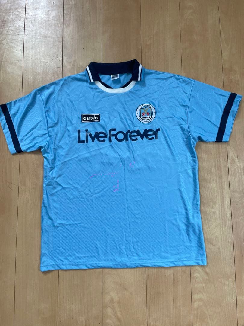 Oasis Live Forever フットボールシャツ L オアシス展