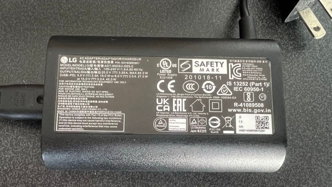 LG gram 16インチノートPC 16Z90Q-KA78J1