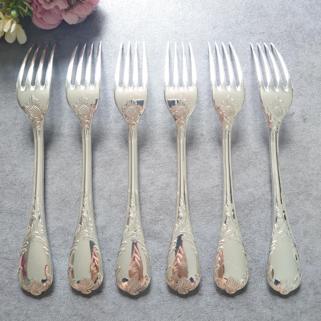 美品 希少 クリストフル マルリー スタンダードフォーク 6点