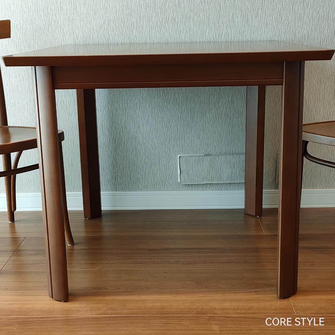 美品　フランスベッド　ダイニングテーブルセット　椅子2脚付き