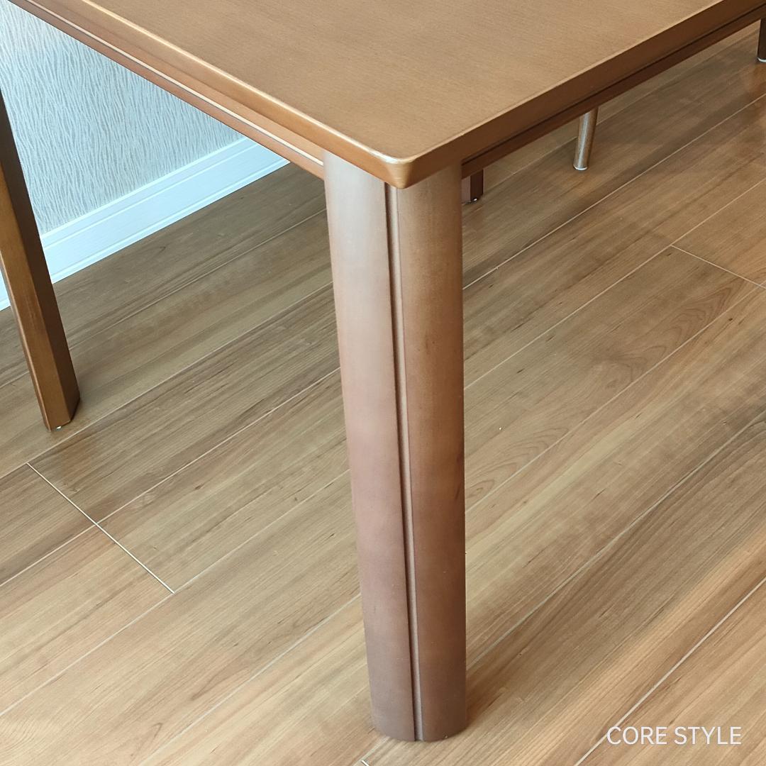 美品　フランスベッド　ダイニングテーブルセット　椅子2脚付き