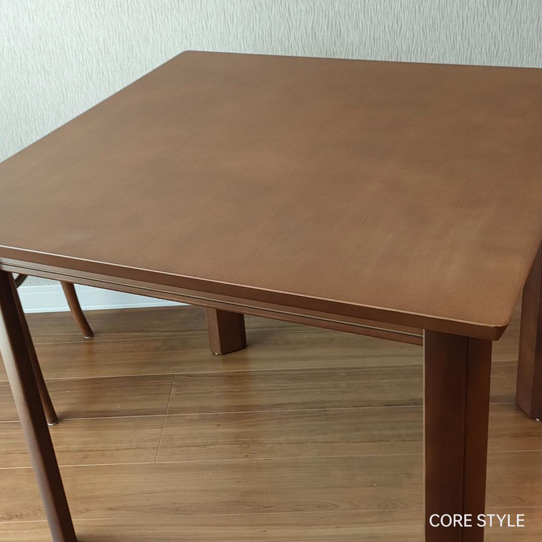 美品　フランスベッド　ダイニングテーブルセット　椅子2脚付き