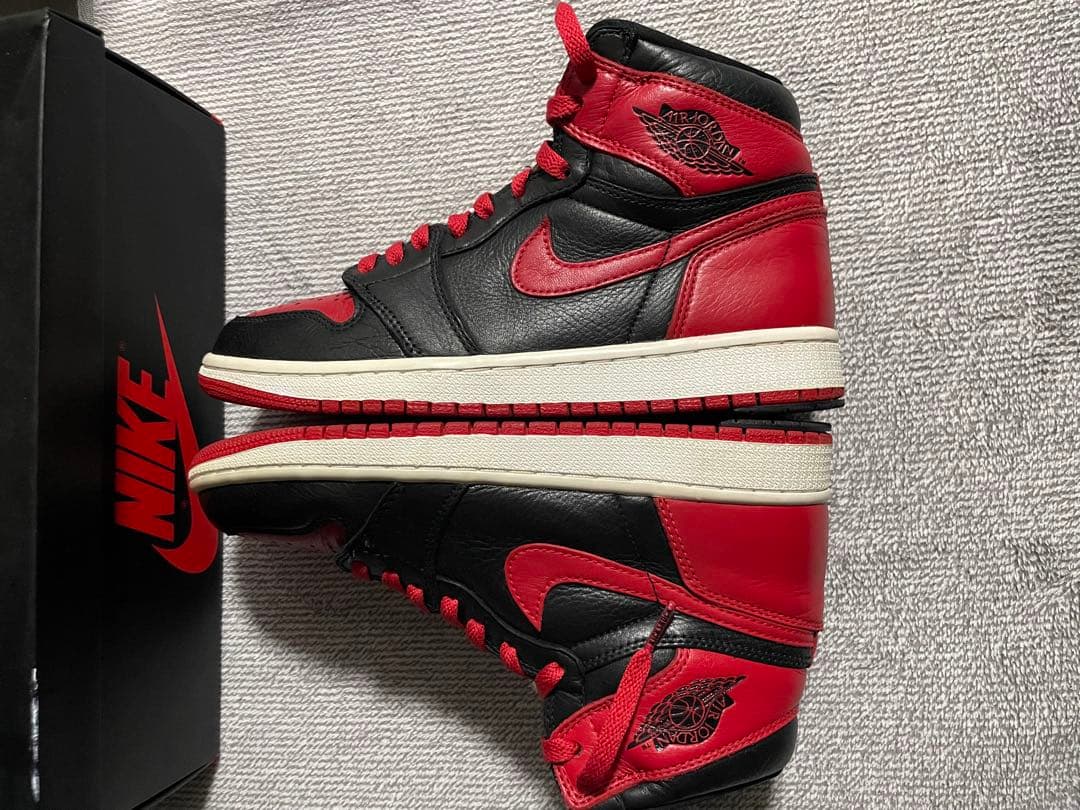 正規品 エアジョーダン 1 オマージュ トゥ ホーム シカゴ ブレッド
