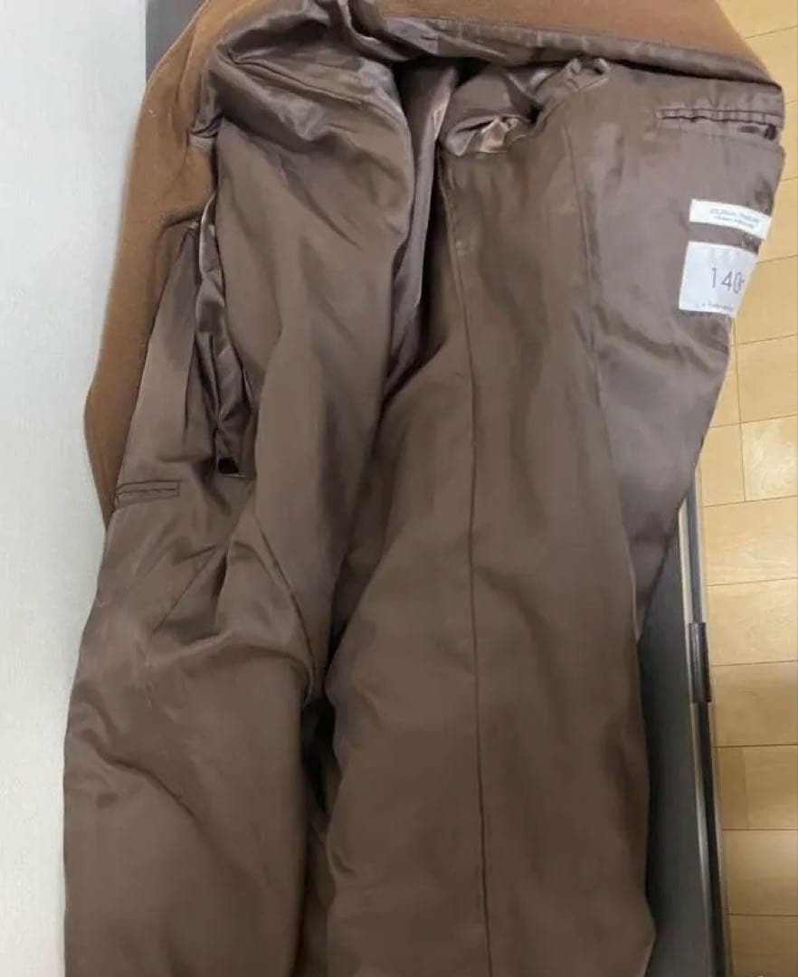 ジャーナルスタンダード　スタンドカラーコート L キャメル