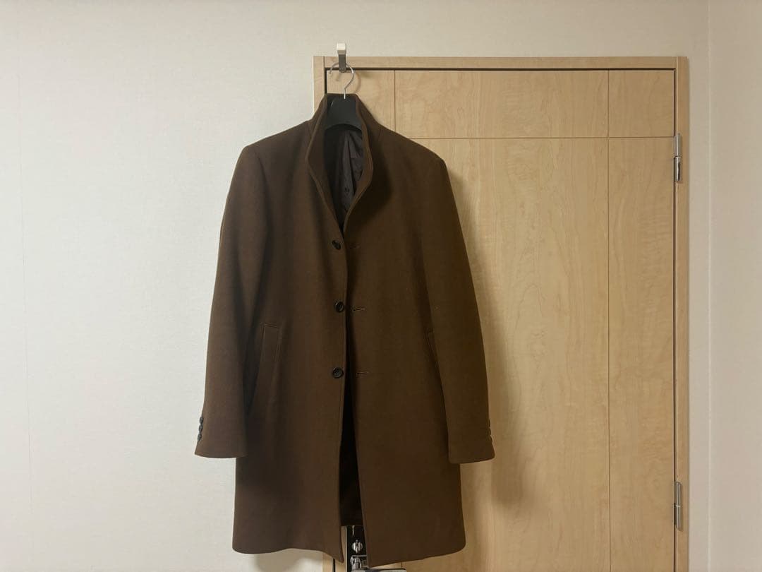 ジャーナルスタンダード　スタンドカラーコート L キャメル