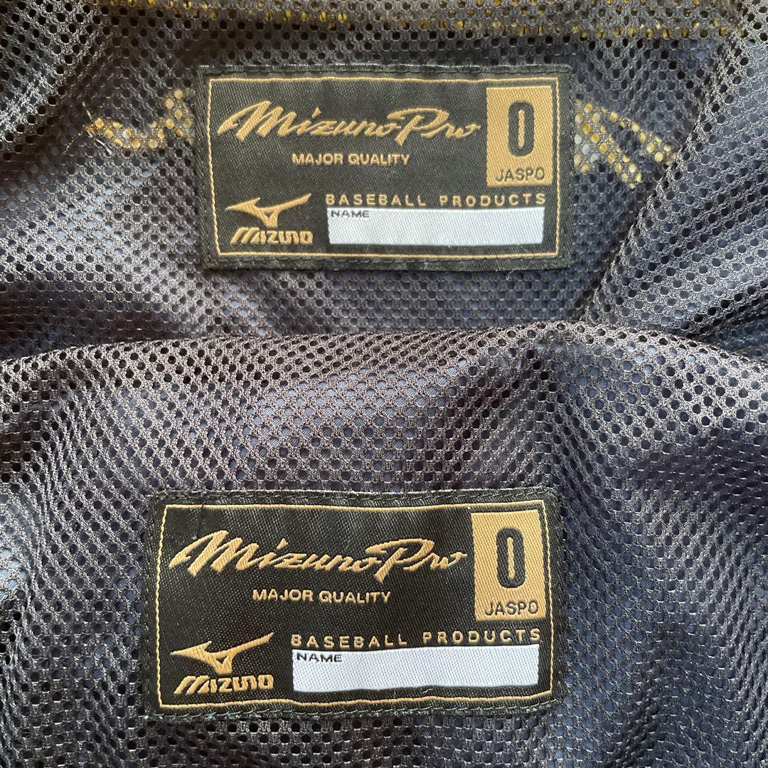 ミズノプロ ウェア ネイビー✖️レッド　Oサイズ　スラッガーリストバンドセット