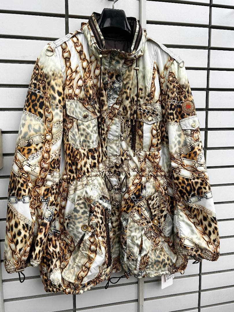 M)新品 伊太利屋 中綿コート ウインドブレーカー スプリングコート フード付