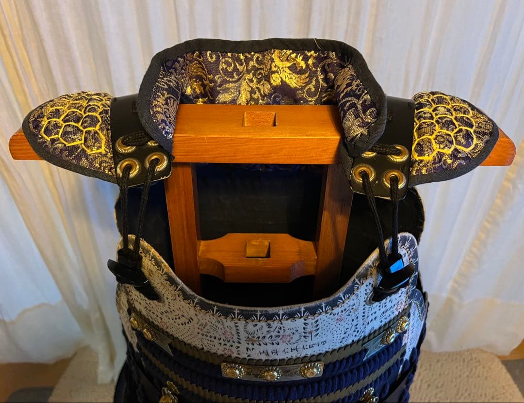 【hiro】日本甲冑 等身大 ◎胴鎧◎ 【掛紺糸威　黒胴当世具足】