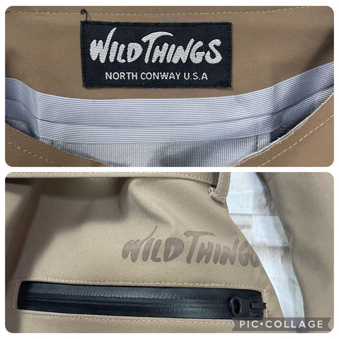 【美品】ワイルドシングス × ナガオヨシミ☆レイヤージャンプスーツ　ブラウン　M