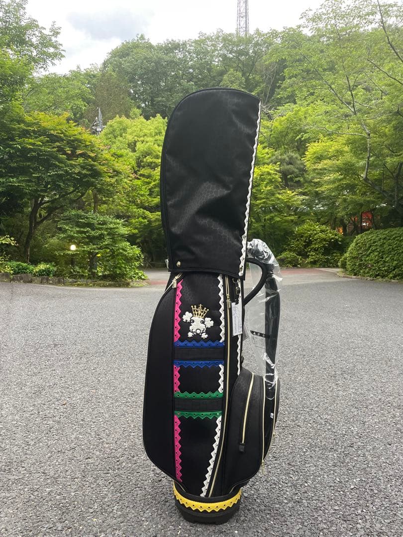 新品未使用、黒べースM・U SPORTSゴルフキャディバッグ
