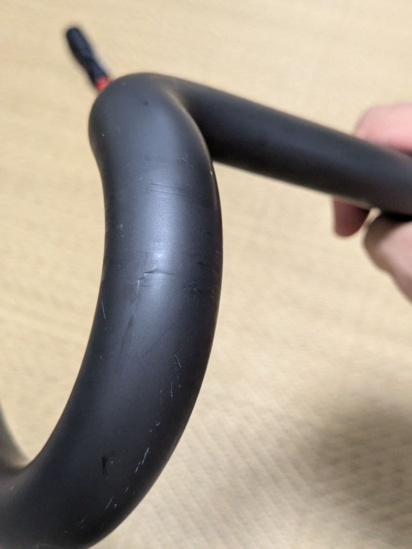 サーヴェロ　HB13　カーボンハンドル　中古　幅（芯-芯）420mm