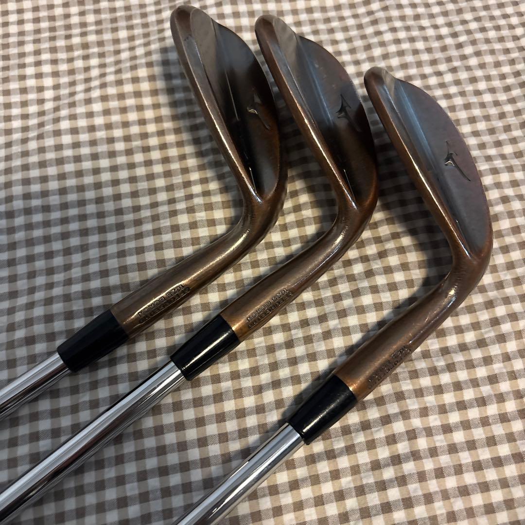 ミズノ　T24ウエッジ　デニムカッパー仕上げ　50 54 58 3本セット