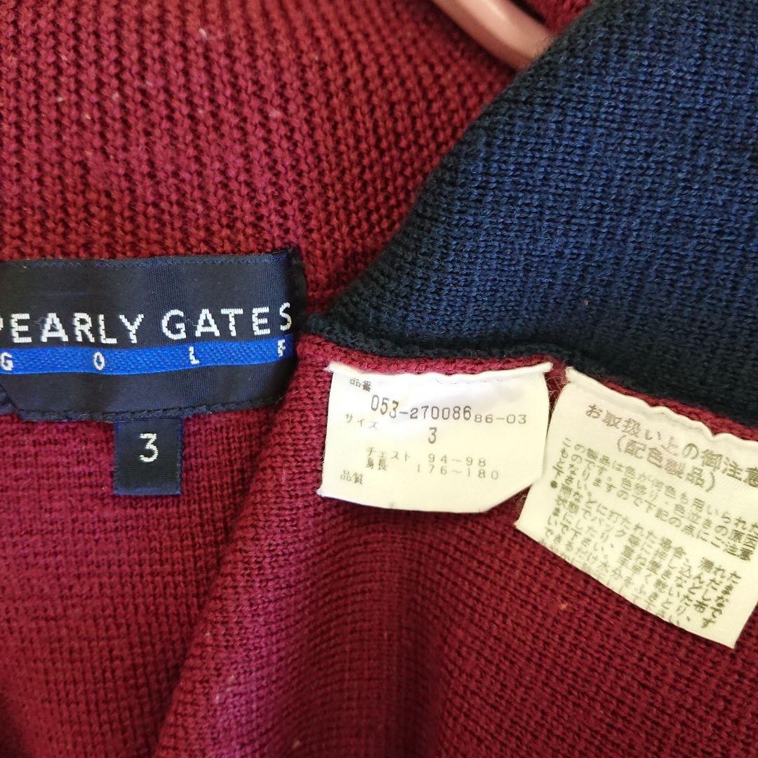 PEARLY GATES ドライバーズニット