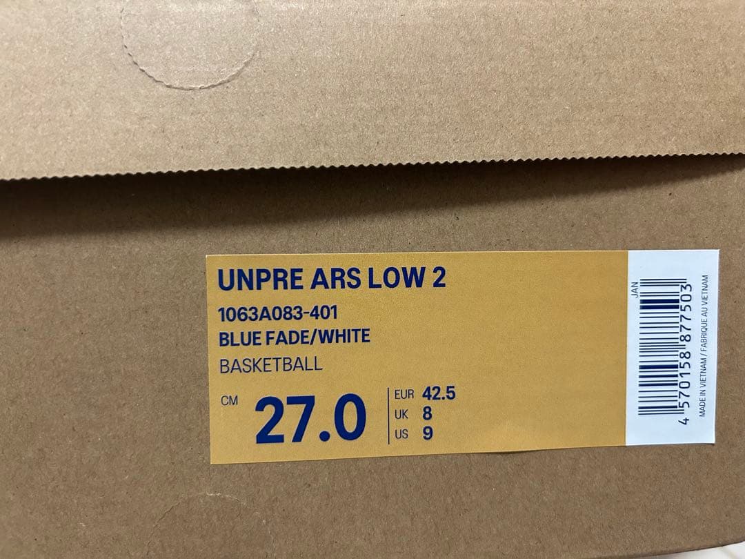 ASICS アンプレアルスlow2 ブルー