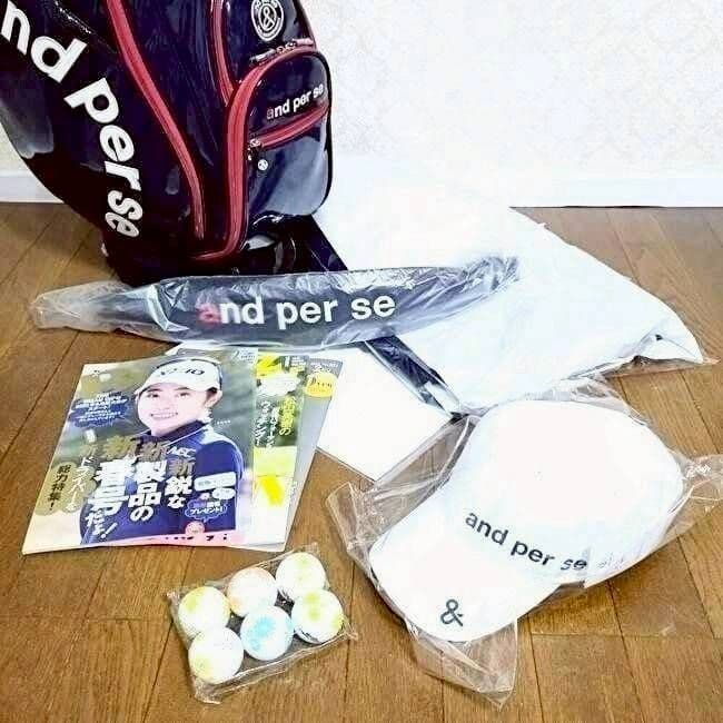 アンパスィ キャディバック☆ 限定 正規品 and per se Golf