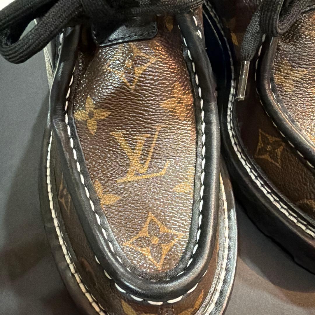 ぶ*う様 Louis Vuitton 36 モノグラムローファー厚底　百貨店購入