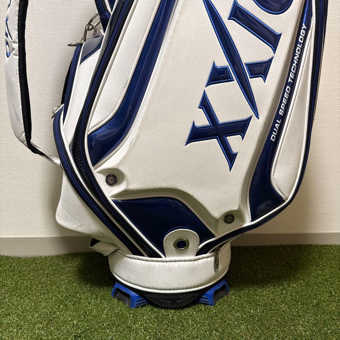 XXIO ゼクシオ キャディバッグ ホワイト 9.5型 ゴルフバッグ