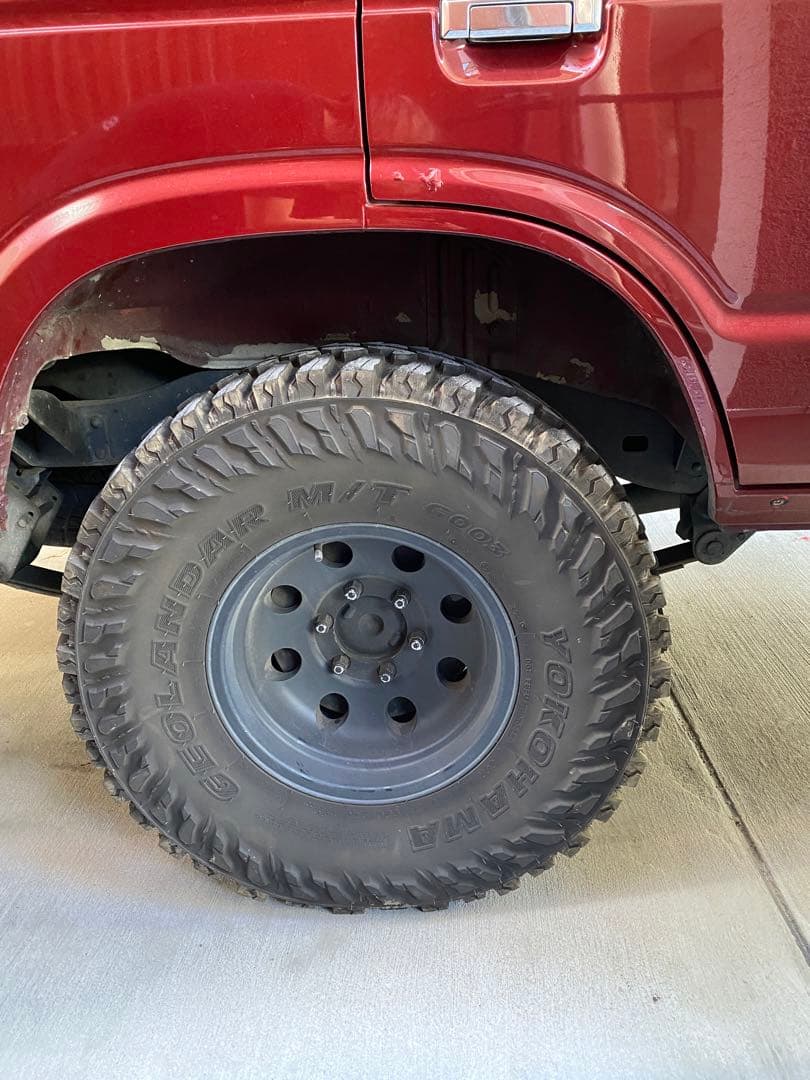 バリ山‼️ヨコハマ ジオランダー MT 33×12.50R15LT ホイールセット