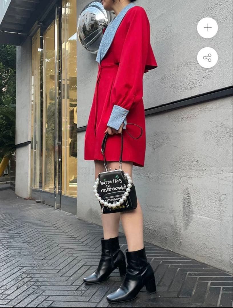 【最終値下げ】PAMEOPOSE Pear Collar JKMiniDress