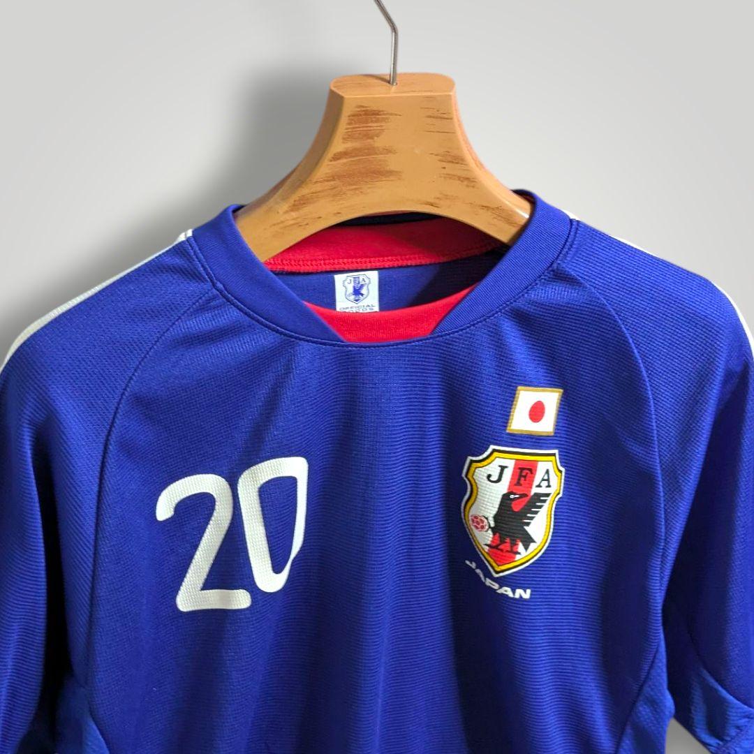 稲本潤一 2002W杯 日本代表 ユニフォーム Lサイズ 希少 オールドメッシュ