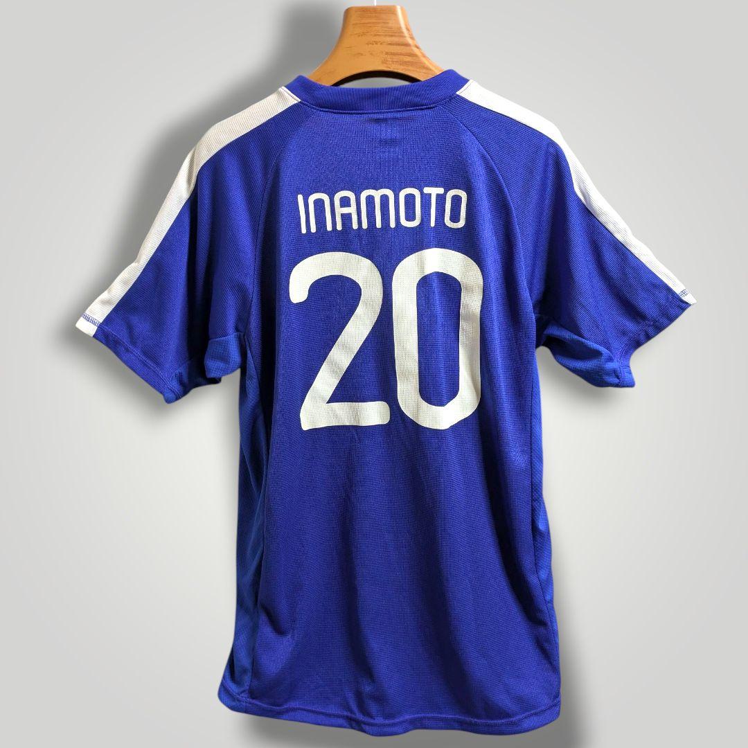 稲本潤一 2002W杯 日本代表 ユニフォーム Lサイズ 希少 オールドメッシュ