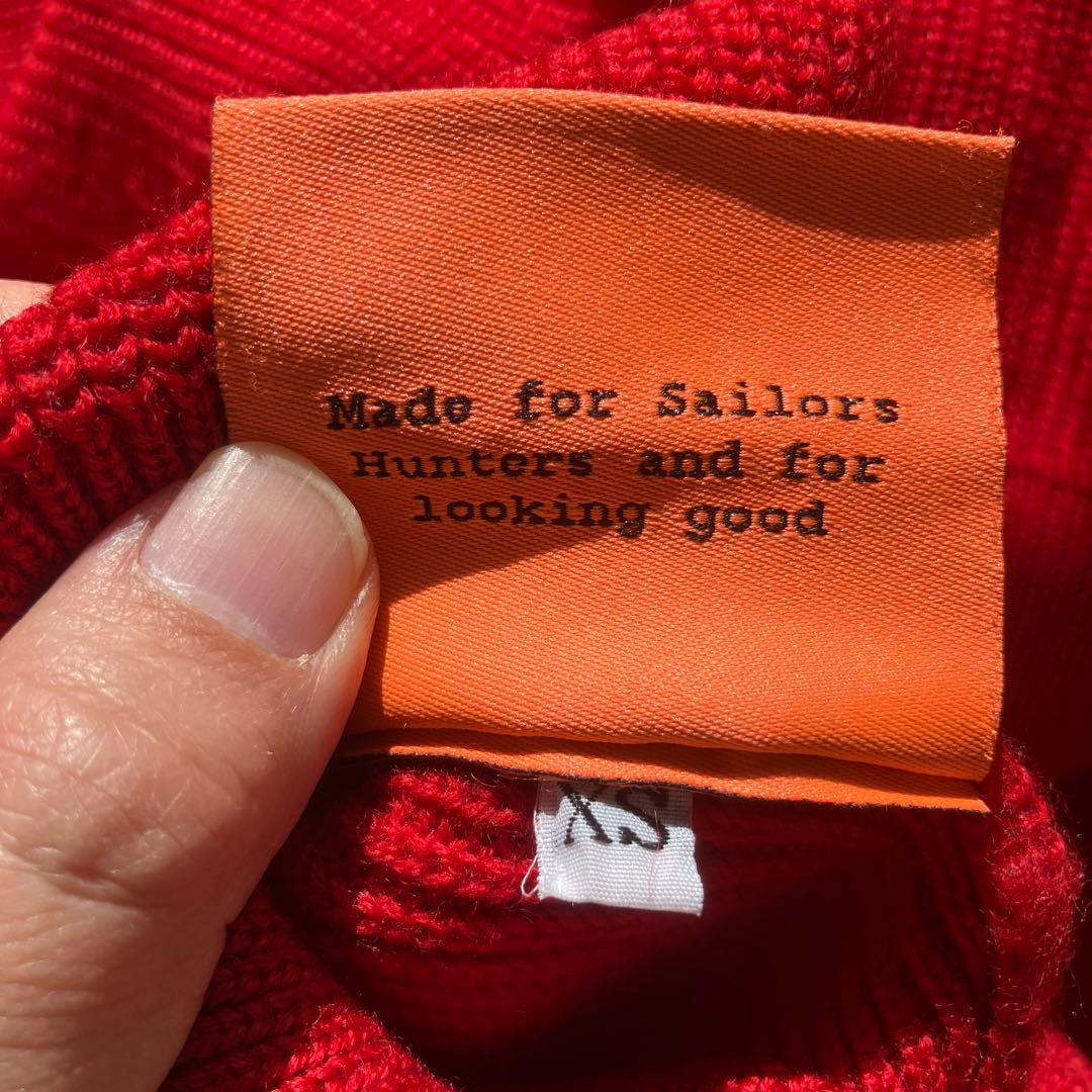 ANDERSEN ANDERSEN 7Gタートルネックセーター 赤 XS - メルカリ