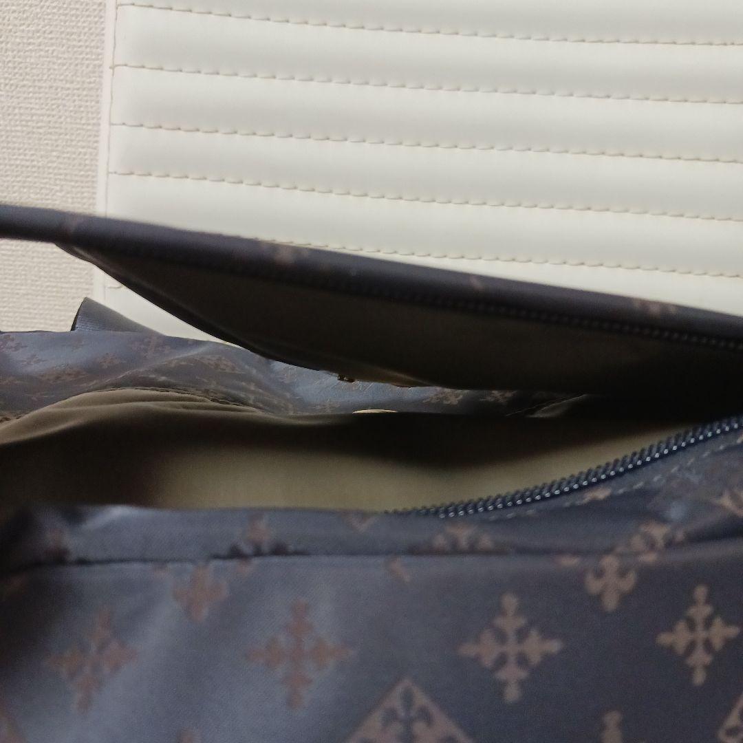 2417　ラシット　2wayボストンバッグ　グレーネイビー　ほぼ未使用