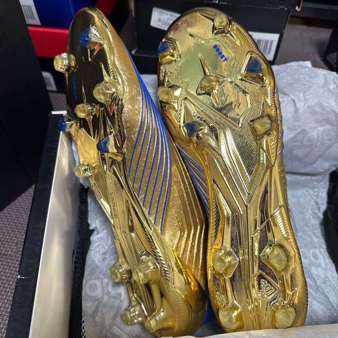 adidas PREDATOR 19+ FG ゴールド/ブルー