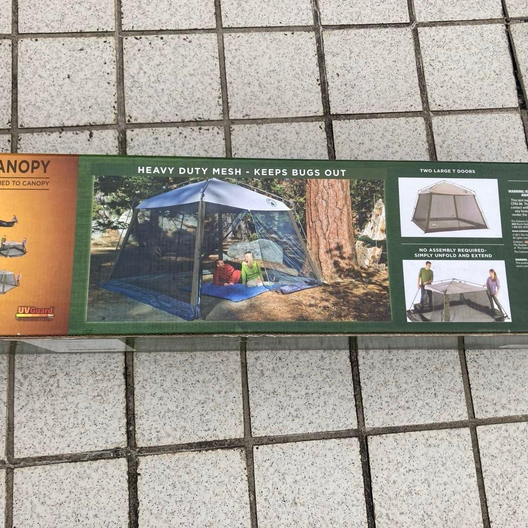 Coleman コールマンインスタントスクリーン　キャノピー3.3m✖️3.3m