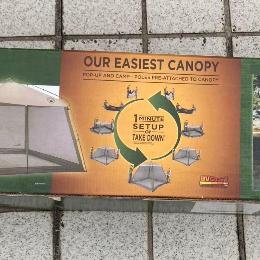 Coleman コールマンインスタントスクリーン　キャノピー3.3m✖️3.3m