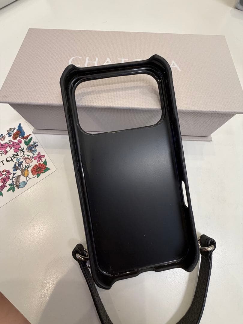 XmasセールCHATONA iPhone17Pro ケースストラップカード入付